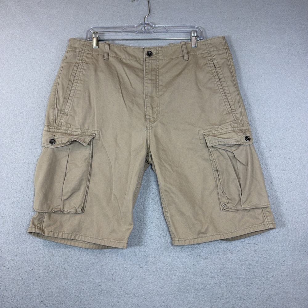 Levi's Cargo Shorts Men's 36 Brown Outdoor Comfort Casual 100% Cotton 2010's